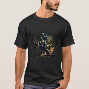 Hard motocross rider off road action T-Shirt