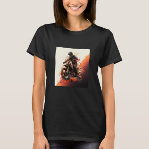 Hard motocross rider Offroad action T-Shirt