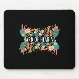 Hard of Hearing Alert and Awareness Design for Dea Mouse Pad