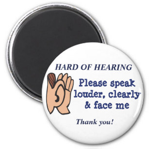 Hard of Hearing Magnet