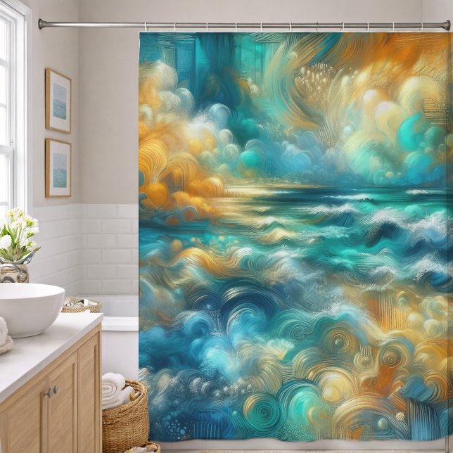 Hard Pastel Drawing Abstract Ocean (Creator Uploaded)