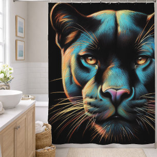 Hard Pastel Drawing Black Panther