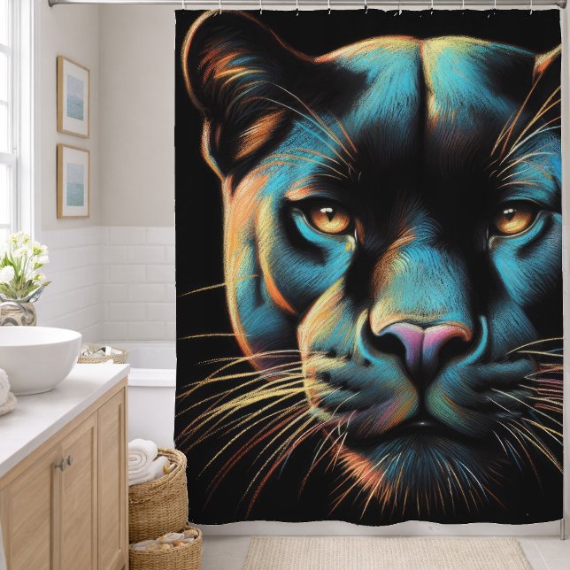 Hard Pastel Drawing Black Panther (Creator Uploaded)
