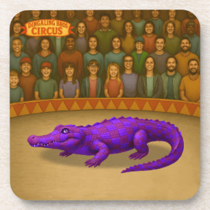 Hard plastic coaster