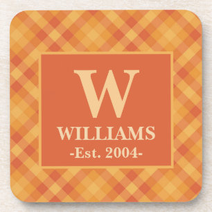 Hard plastic coaster