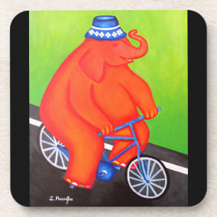 Hard plastic coaster