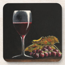 Hard plastic coaster