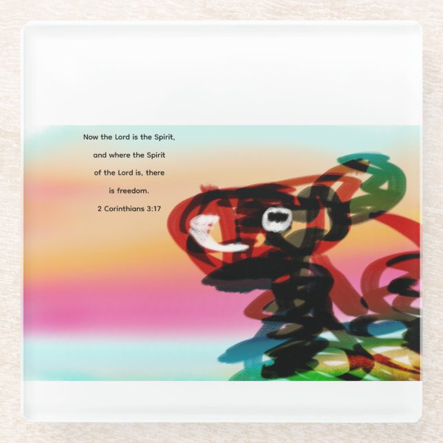Hard plastic coaster (Front)
