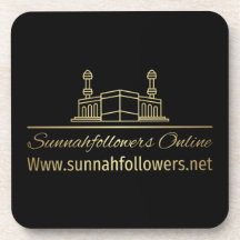 Hard plastic coaster