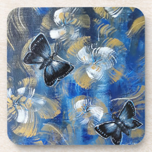 Hard plastic coaster