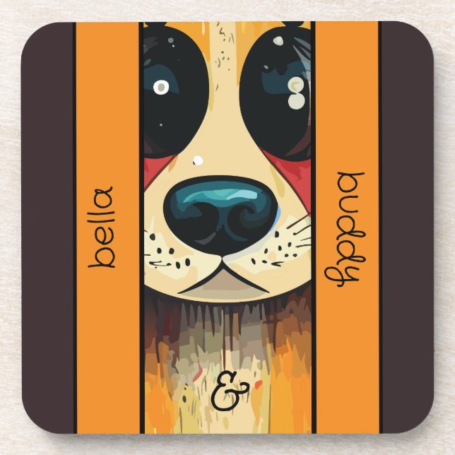 Hard plastic coaster (Front)