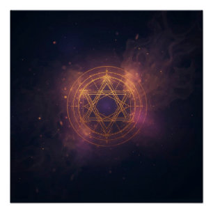 Hard plastic coaster poster