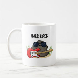 Hard Rock Funny Geology Music Pun  Coffee Mug