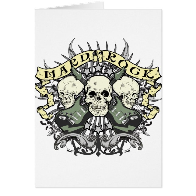 Hard Rock Skull and Guitars (Front)