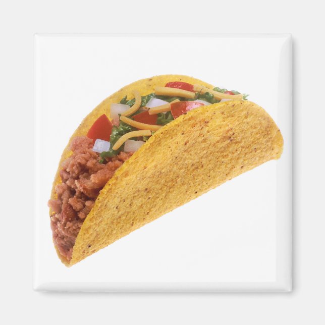 Hard Shell Taco Magnet (Front)
