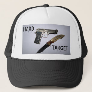 HARD, TARGET TRUCKER HAT
