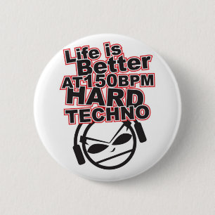 Hard-Techno-gavin-and-randys-music-taste-23744277- 2 Inch Round Button