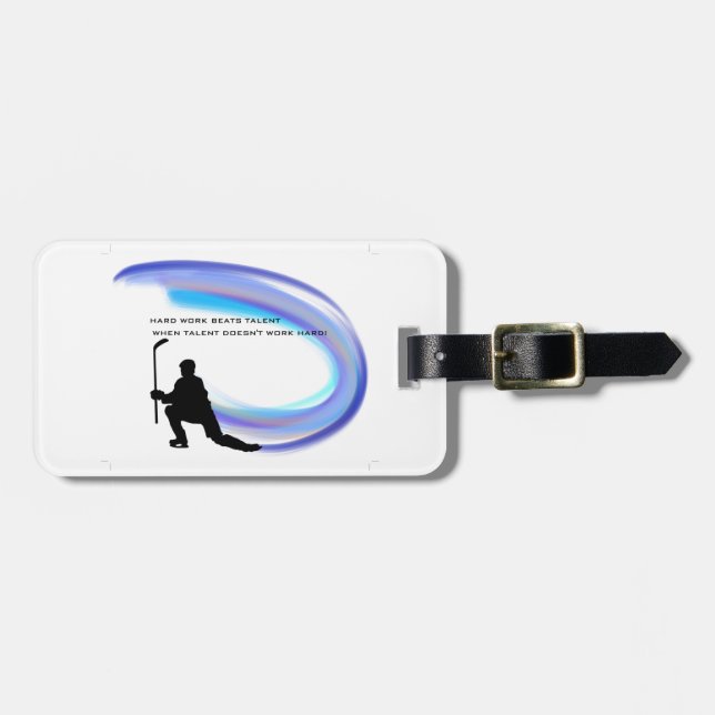 HARD WORK LUGGAGE TAG (Front Horizontal)