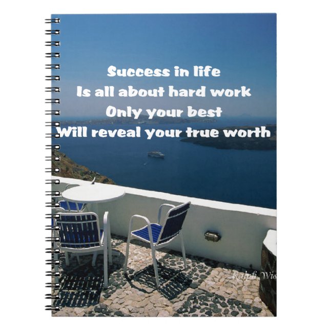 Hard work notebook (Front)
