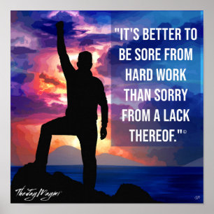 "Hard Work" Poster