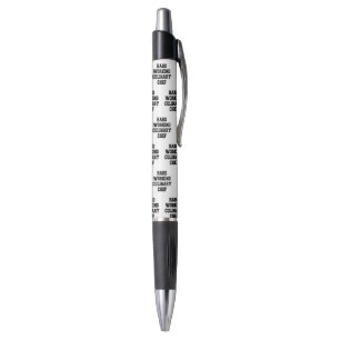 Hard Working Culinary Chef Pen
