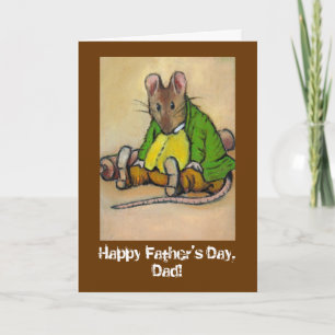 HARD WORKING DAD FATHER'S DAY THANK YOU CARD