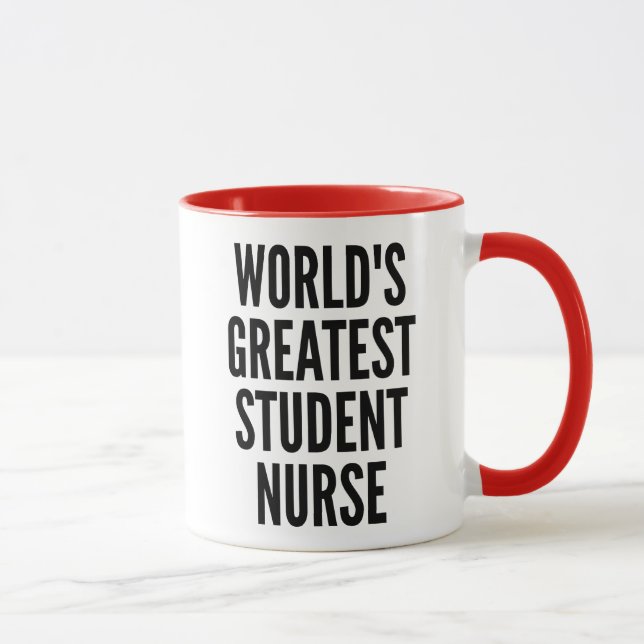 Hard Working Student Nurse Mug (Right)