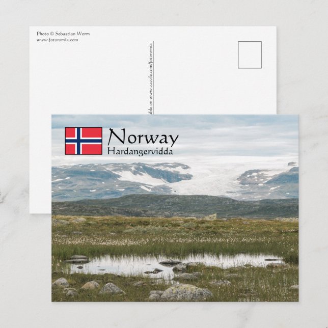 Hardangervidda Norway Postcard (Front/Back)