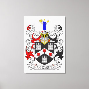 Hardcastle Coat of Arms I Canvas Print