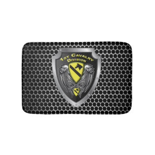 Hardcore 1st Cavalry Division “First Team” Veteran Bath Mat