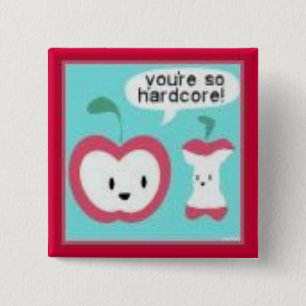 Hardcore 2 Inch Square Button