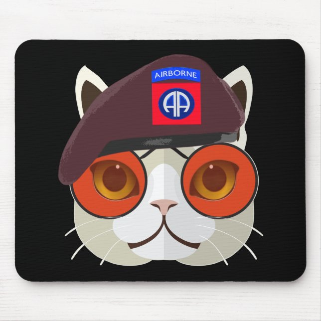 Hardcore 82nd Airborne Division  Mouse Pad (Front)