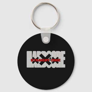 Hardcore Black Keychain