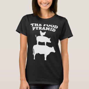 Hardcore Carnivore Diet Food Pyramid Meat Eater T-Shirt