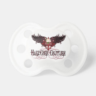 Hardcore Couture White Rose With Wings Pacifier