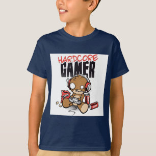 Hardcore gamer boys tshirt