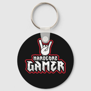 Hardcore Gamer Keychain