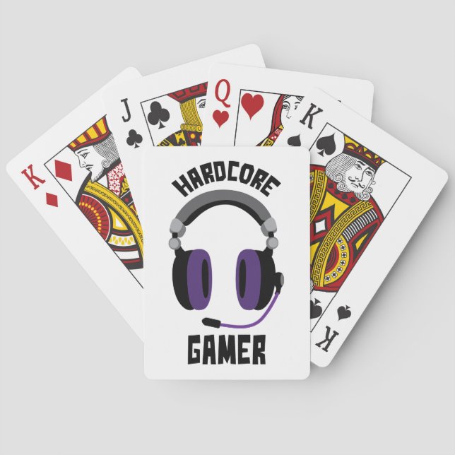 Hardcore Gamer Playing Cards (Back)