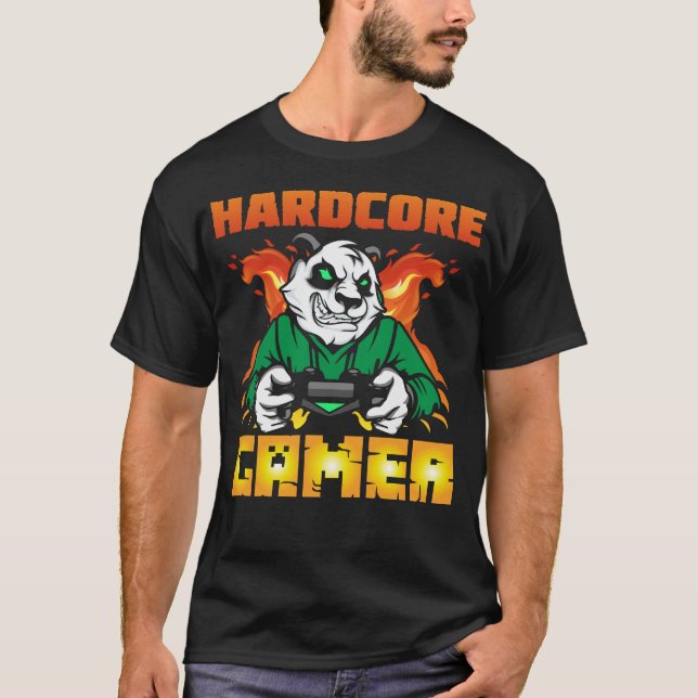 Hardcore Gamer T-Shirt (Front)