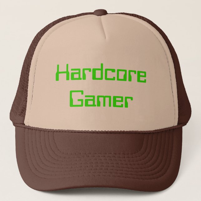 Hardcore Gamer Trucker Hat (Front)