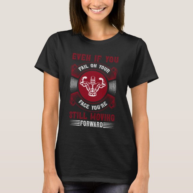 Hardcore Gym Motivation Graphic Tee (Front)