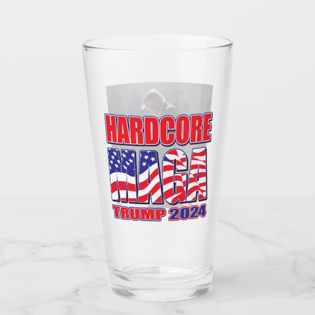 Hardcore Maga Glass (Front)