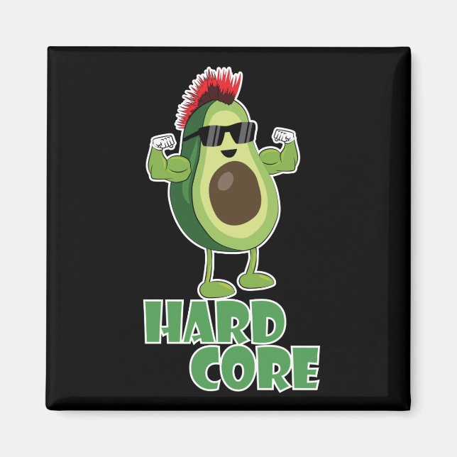 hardcore sunglasses magnet (Front)