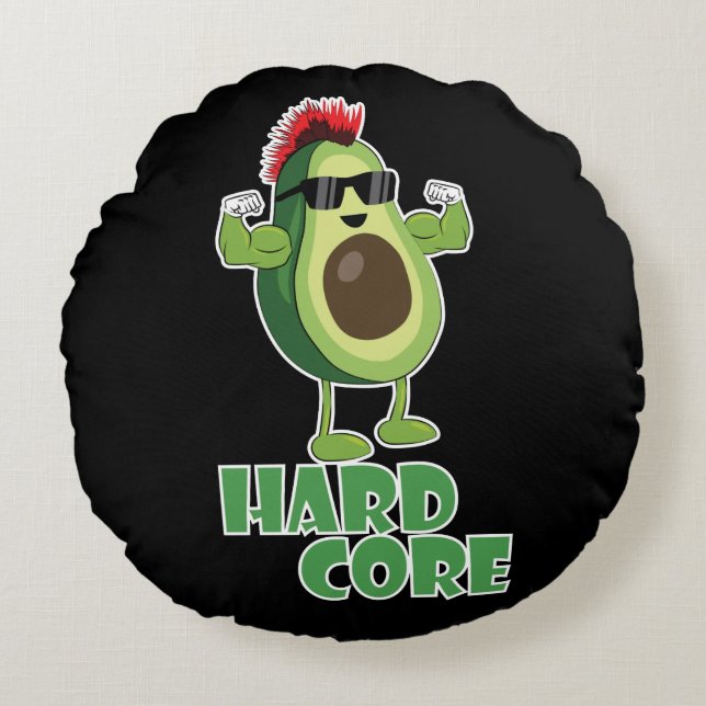 hardcore sunglasses round pillow (Front)
