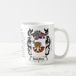 Harden Family Coat of Arms Mug