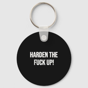 Harden The For Up! Fitness Weightlifting Exercise Keychain