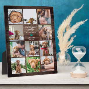Hardest Goodbye   Pet Memorial 11 Photo Collage  P Plaque