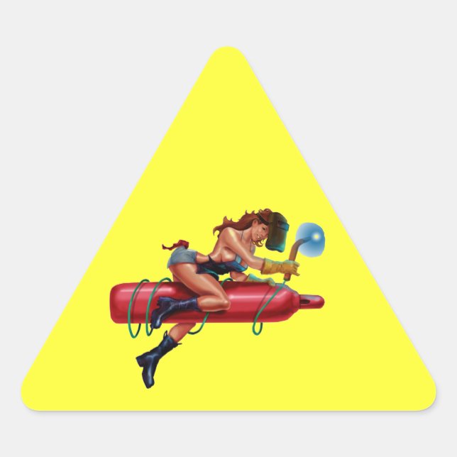 HARDHATZ TRIANGLE STICKER (Front)