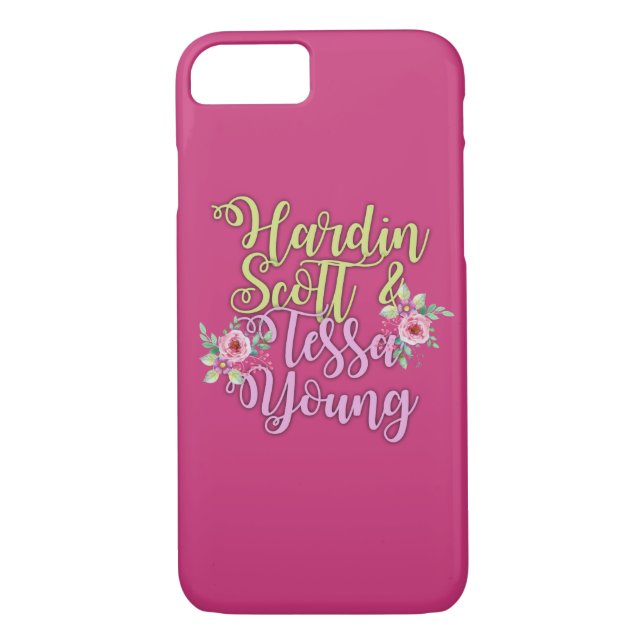 Hardin Scott & Tessa Young Floral Case-Mate iPhone Case (Back)