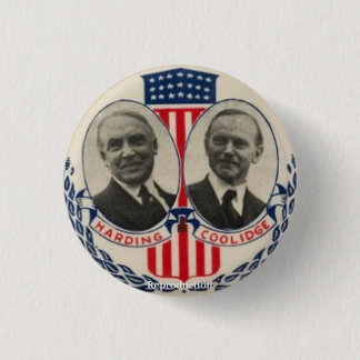 Harding 1 Inch Round Button
